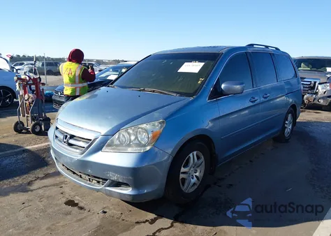 2007 Honda Odyssey Ex-L from USA, damaged, VIN 5FNRL38777B078305